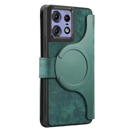 For Motorola Edge 50 Pro 5G Case CASENEO Detachable Magnetic RFID Block Leather Phone Wallet Cover