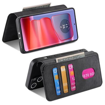 For Motorola Edge 50 Pro 5G Case CASENEO Detachable Magnetic RFID Block Leather Phone Wallet Cover