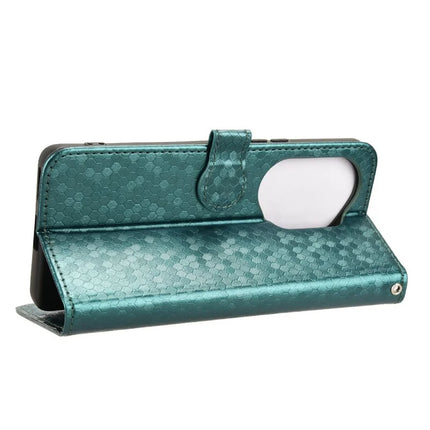 For Honor 300 Pro Wallet Case Dot Pattern Imprint PU Leather Phone Cover
