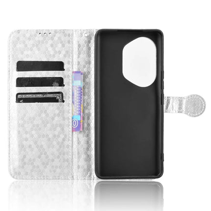 For Honor 300 Pro Wallet Case Dot Pattern Imprint PU Leather Phone Cover