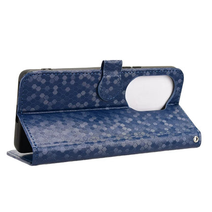 For Honor 300 Pro Wallet Case Dot Pattern Imprint PU Leather Phone Cover