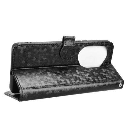 For Honor 300 Pro Wallet Case Dot Pattern Imprint PU Leather Phone Cover
