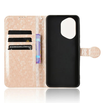 For Honor 300 Wallet Case Dot Pattern Imprint PU Leather Phone Cover