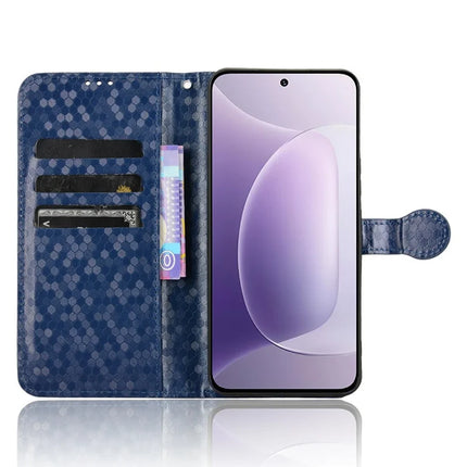 For Honor 300 Wallet Case Dot Pattern Imprint PU Leather Phone Cover