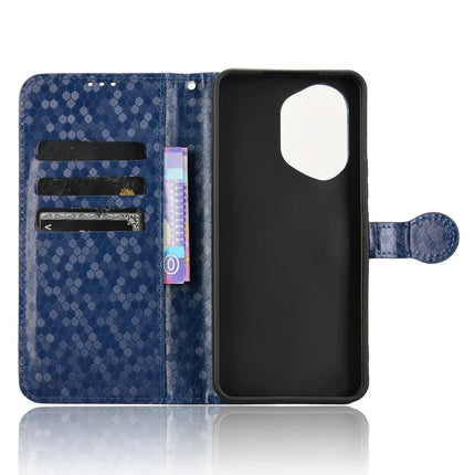 For Honor 300 Wallet Case Dot Pattern Imprint PU Leather Phone Cover