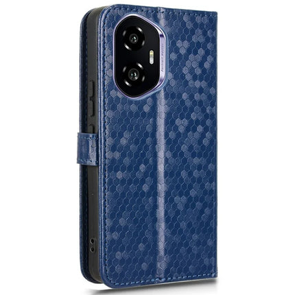 For Honor 300 Wallet Case Dot Pattern Imprint PU Leather Phone Cover