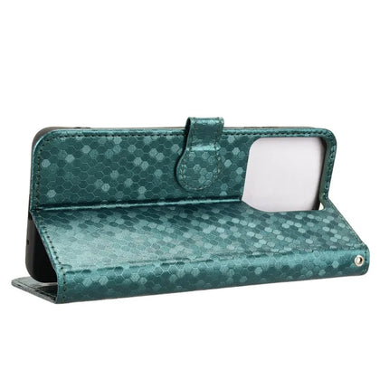 For Motorola Moto G15 4G / G15 Power 4G Wallet Case Dot Pattern Imprint PU Leather Phone Cover