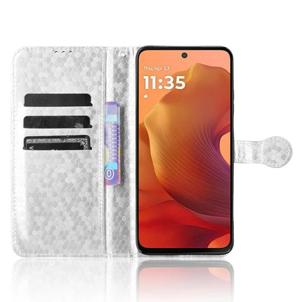 For Motorola Moto G15 4G / G15 Power 4G Wallet Case Dot Pattern Imprint PU Leather Phone Cover