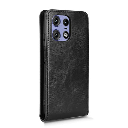 Leather Case For Motorola Edge 50 Pro 5G  /  50s Pro 5G  /  50 5G Magnetic Vertical Flip Phone Cover with Card Slot