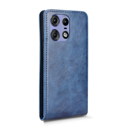 Leather Case For Motorola Edge 50 Pro 5G  /  50s Pro 5G  /  50 5G Magnetic Vertical Flip Phone Cover with Card Slot