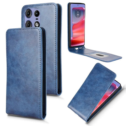 Leather Case For Motorola Edge 50 Pro 5G  /  50s Pro 5G  /  50 5G Magnetic Vertical Flip Phone Cover with Card Slot