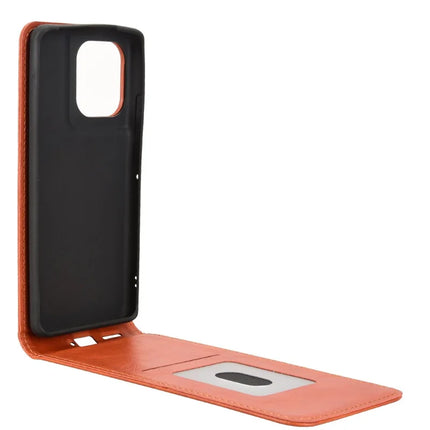 Leather Case For Motorola Edge 50 Pro 5G  /  50s Pro 5G  /  50 5G Magnetic Vertical Flip Phone Cover with Card Slot
