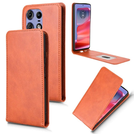 Leather Case For Motorola Edge 50 Pro 5G  /  50s Pro 5G  /  50 5G Magnetic Vertical Flip Phone Cover with Card Slot