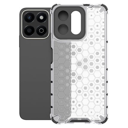 For Honor Play 60 Plus 5G Case PC + TPU Phone Cover Honeycomb Shape