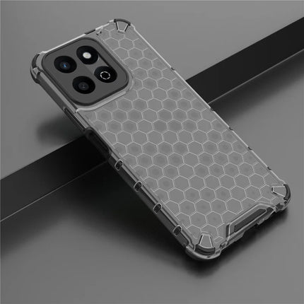 For Honor Play 60 Plus 5G Case PC + TPU Phone Cover Honeycomb Shape