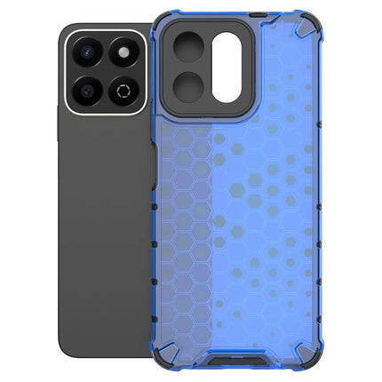 For Honor Play 60 Plus 5G Case PC + TPU Phone Cover Honeycomb Shape