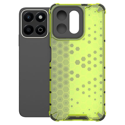 For Honor Play 60 Plus 5G Case PC + TPU Phone Cover Honeycomb Shape