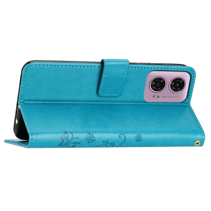 For Motorola Moto G34 5G Case PU Leather Phone Wallet Cover with Strap