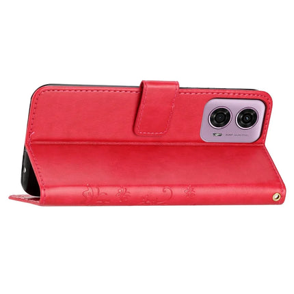 For Motorola Moto G34 5G Case PU Leather Phone Wallet Cover with Strap