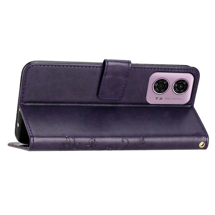 For Motorola Moto G34 5G Case PU Leather Phone Wallet Cover with Strap