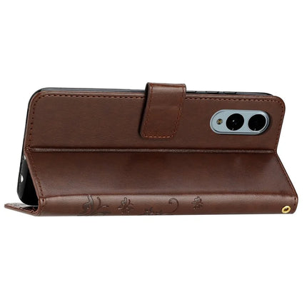 For Fujitsu Arrows We2 F-52E Case PU Leather Phone Wallet Cover with Strap