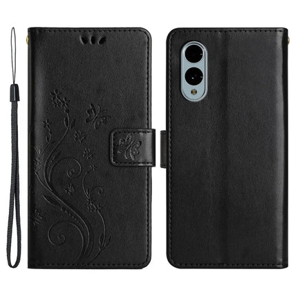 For Fujitsu Arrows We2 F-52E Case PU Leather Phone Wallet Cover with Strap - Black