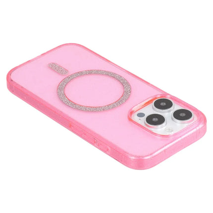 For iPhone 16 Pro Max Case Compatible with MagSafe 2.0mm PC + TPU Glitter Phone Cover