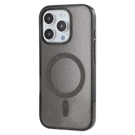 For iPhone 16 Pro Max Case Compatible with MagSafe 2.0mm PC + TPU Glitter Phone Cover