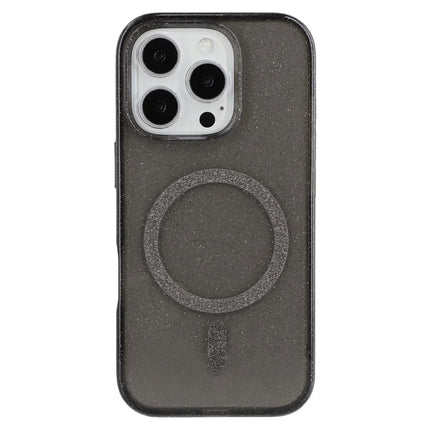 For iPhone 16 Pro Max Case Compatible with MagSafe 2.0mm PC + TPU Glitter Phone Cover