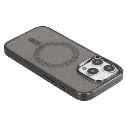 For iPhone 16 Pro Max Case Compatible with MagSafe 2.0mm PC + TPU Glitter Phone Cover