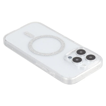 For iPhone 16 Pro Max Case Compatible with MagSafe 2.0mm PC + TPU Glitter Phone Cover