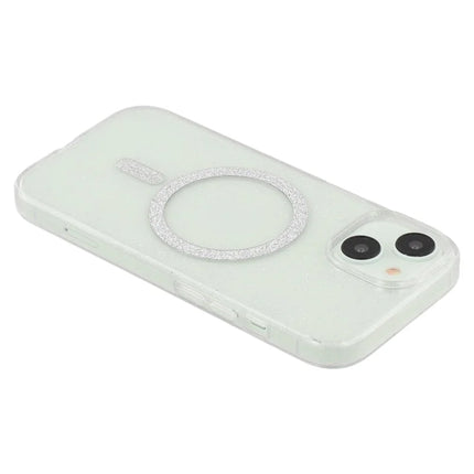 For iPhone 13 Case Compatible with MagSafe 2.0mm PC + TPU Glitter Phone Cover
