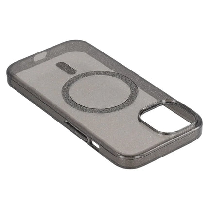 For iPhone 13 Case Compatible with MagSafe 2.0mm PC + TPU Glitter Phone Cover