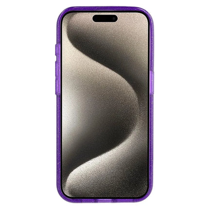 For iPhone 15 Pro Max Case Compatible with MagSafe 2.0mm PC + TPU Glitter Phone Cover