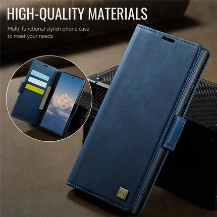 For Samsung Galaxy Note20 5G Case AUTSPACE A11 RFID Blocking Retro Leather Cell Phone Wallet Cover