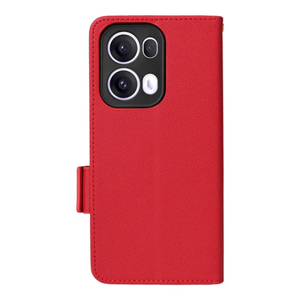 For Oppo Reno13 Pro 5G Case Litchi Texture PU Leather Wallet Flip Phone Cover