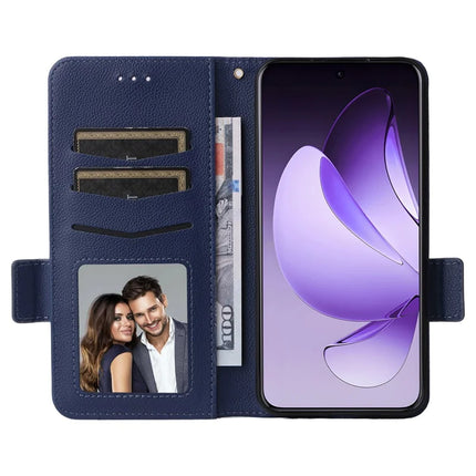 For Oppo Reno13 Pro 5G Case Litchi Texture PU Leather Wallet Flip Phone Cover