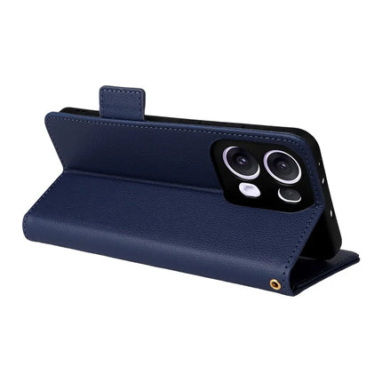 For Oppo Reno13 Pro 5G Case Litchi Texture PU Leather Wallet Flip Phone Cover