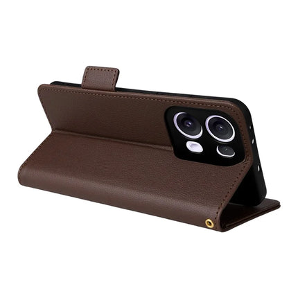 For Oppo Reno13 Pro 5G Case Litchi Texture PU Leather Wallet Flip Phone Cover