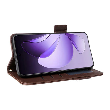 For Oppo Reno13 Pro 5G Case Litchi Texture PU Leather Wallet Flip Phone Cover