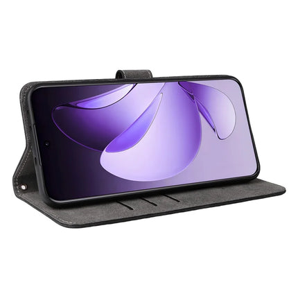 For Oppo Reno13 Pro 5G Wallet Case RFID Blocking PU Leather Cover Stand View