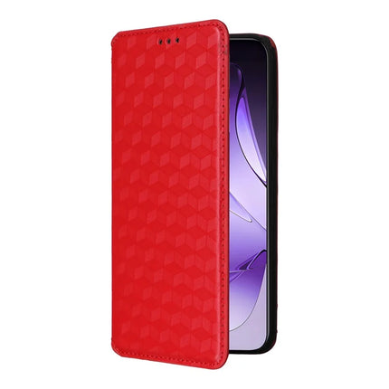 For Oppo Reno13 Pro 5G Wallet Case Rhombus Imprinted Leather Phone Cover