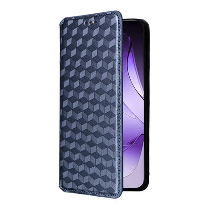 For Oppo Reno13 Pro 5G Wallet Case Rhombus Imprinted Leather Phone Cover
