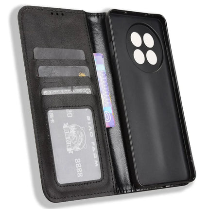 Leather Case for OnePlus 13R 5G / Ace 5 5G / Ace 5 Pro 5G Wallet Stand Retro Texture Phone Cover