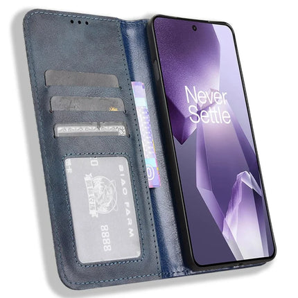 Leather Case for OnePlus 13R 5G / Ace 5 5G / Ace 5 Pro 5G Wallet Stand Retro Texture Phone Cover