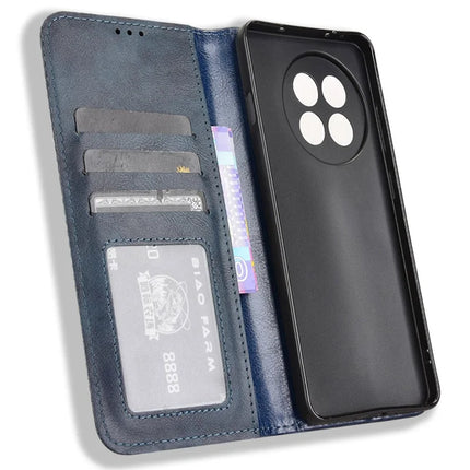 Leather Case for OnePlus 13R 5G / Ace 5 5G / Ace 5 Pro 5G Wallet Stand Retro Texture Phone Cover