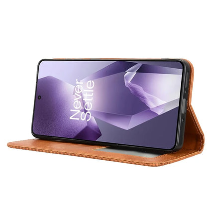 Leather Case for OnePlus 13R 5G / Ace 5 5G / Ace 5 Pro 5G Wallet Stand Retro Texture Phone Cover