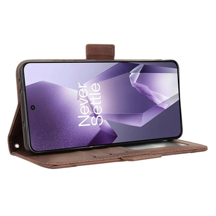Leather Case for OnePlus 13R 5G / Ace 5 5G / Ace 5 Pro 5G Phone Wallet Cover with Multiple Card Slots