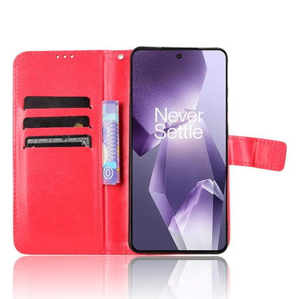 Leather Case for OnePlus 13R 5G / Ace 5 5G / Ace 5 Pro 5G Crazy Horse Texture Phone Wallet Cover