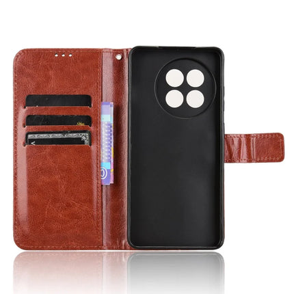 Leather Case for OnePlus 13R 5G / Ace 5 5G / Ace 5 Pro 5G Crazy Horse Texture Phone Wallet Cover